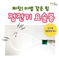 뚱딴지 정전기 요술봉 만들기 링 공중부양 정전기 실험 겨울실험 과학키트