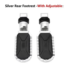 BMW R1250GS LC R 1200 GS 2014-2023 2022 전면 및 후면 발판 발 페그 패드 익스텐더 페달 레스트, 04 Adjustable-SL Rear