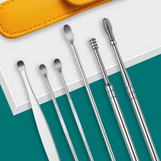6종 귀이개세트 귀후비개, 핑크
