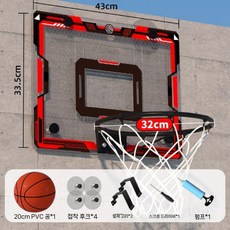 농구골대 무타공 후크형 점수표시 농구대 실내 실외 바스켓 체육, A/점수판X