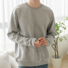 예스플러스_특양면 베이직 맨투맨/남녀공용/S사이즈~3XL빅사이즈