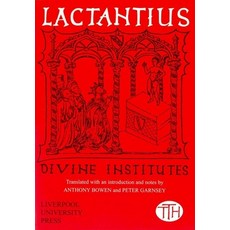 (영문도서) Lactantius: Divine Institutes Paperback, Liverpool University Press, English, 9780853239888