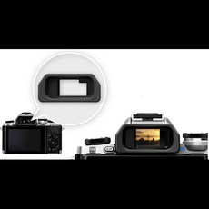 호환 뷰파인더 아이컵 아이피스 교체 EP-10 EP10 OM-D E-M10 E-M5 1 세대 OMD EM10 EM5, 2개