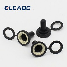 BenkPak 12mm 토글 스위치 부트 녹색 빨간색 노란색 파란색 방수 커버, 04 red