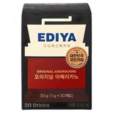 커피 이디야스틱커피 오리지널 아메리카노 1gx30T, 1g