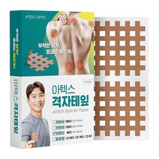ATEX 격자테잎 격자테이프 C타입 근육테이프, 1개, 40개입