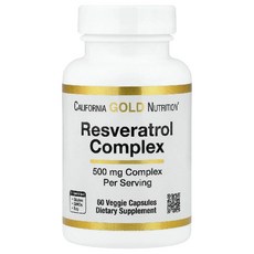 CGN 레스베라트롤 콤플렉스 Resveratrol Complex 500mg 60캡슐, 1개, 60정