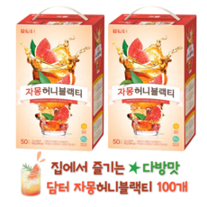 담터 자몽허니블랙티 13g 100개입. 별다방 자허블 달콤쌉싸름 향긋한차, 100개
