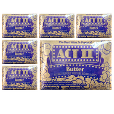 액트투전자렌지용팝콘(버터맛), 78g, 6개