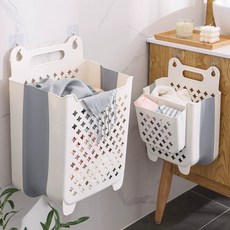 디어코지 접이식 벽부착 빨래 바구니, 기본+특대형
