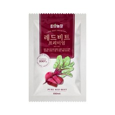 띠앗농장 물없이 진공 60도 저온 추출 비트즙/NFC 착즙 제주 레드비트즙, 100ml, 100개, 60도저온추출[일반100포]