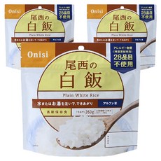 Onisi Foods 白米, 3個, 100g