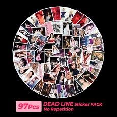 슈어마켓 블랙핑크 제니 로제 지수 리사 2026신상 스티커, One Color, 도무송, 월드투어