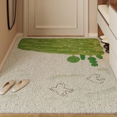정싱 코일매트 현관 발코니 바닥 미끄럼방지 발매트, 1개, 세로판(120*80cm)