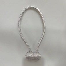 커튼 스트랩 모던 심플 아이디어 자석 커튼 버클 후크 벽걸이 스트랩 커튼 클립 면제펀치, 연한 회색, 2개 사면 2개 4개 주고, 1개