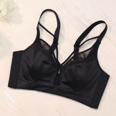 法式蕾絲無鋼圈收副乳文胸