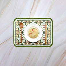 復古電鍍桌墊 2入, S號, 04號