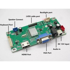 LM270WQ1 SDA2/SDA1/SDB1/SDDB 27인치 2560x1440 HDMI 호환 VGA LED 패널용 컨트롤러 보드 + 스피커, 03 LM270WQ1 SDB1
