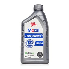 Mobil 美孚 機油 0W20 946ml 全合成 API SP 新款1.5倍保護力 油電適用 經典飛馬 庫柏蒂諾, 1個