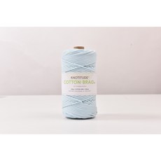 3mm 고급 마크라메실 순면우동사 100m 네트백 스트링 컬러우동실 코튼 브레이드 색실, 43-Mint-Blue