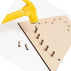 다용도 플라스틱 망치 해머 공예 재료 소품, 다용도 플라스틱 망치 ULVOL0590, 1개, 단일상품1