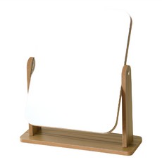 前程似錦 旋轉桌上鏡 特大, 棕色