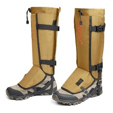 Frelaxy 뱀 각반 방수 뱀 가드 챕 다리 아래를 위한 뱀 물림 보호 사냥/야외 작업을 위한 조절 가능한 뱀 방지 게이터 남성 및 여성에게 적합