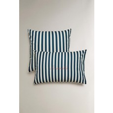 zara 자라 스트라이프 베개 커버 X THE ANIMALS OBSERVATORY - 네이비, 50 x 75 cm