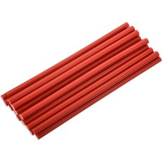 Othmro 20Pcs 핫 스틱 9.8인치 길이 0.43인치 다이아 벌크 건 리필 멜트 접착 다용도 듀얼 템프 레드 11mm x 250mm