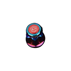 JINUNO 彩色輪胎螺母 個性化輪胎螺絲 【燒色】紅色彩貼 一組五顆, 1套