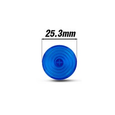 20.2mm 25.3mm HitBox 컨트롤러 커버 스트리트 키보드 용 체리 RGBTTCKailh 크로스 스위치 용 아케이드 조이스틱 버튼 캡, 16 25.3mm BL