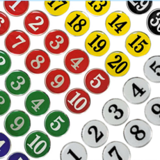 태스 _ 원형 에폭시 숫자 번호판 번호표 스티커 35mm (국산 제작), 1세트, 1~10, 흰 색상 (화이트)