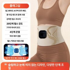 미용 마사지 허리 벨트 다이어트 전기 지방 연소 복부 운동기, 미용기기 다단계 펄스 지방 연소, 기본 모델명/품번