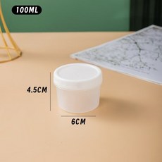 요거트 푸딩 포장 용기 100개세트 120ml 뚜껑 컵, 1개, 1개 샘플 [컵+뚜껑], 100ml 내부 쿠션 없음 스티커숟가락 포함
