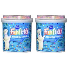 Pillsbury 필스버리 아쿠아 블루 펀페티 프로스팅 442g 2개