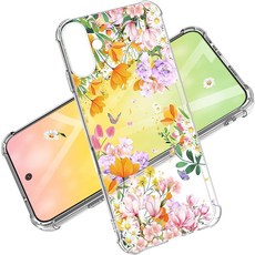 Dcwunk 아이폰 17 프로 맥스 케이스 6.9인치용 [3m(10피트) 군용 등급 낙하 테스트] 플라워 플래닛 소프트 슬림 TPU 보호 충격 방지 폰 케이스 커버 (선샤인, iphone 17, Summer Overture(iphone 17)