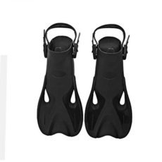 오리발 스노클링 발목 재질 블랙 배수 235-255mm 59000EA 1EA, 본상품