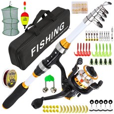 釣友俱樂部 玻璃鋼白色套裝拋竿 1.8m 路亞釣魚竿 垂釣釣具, 1.8米套裝