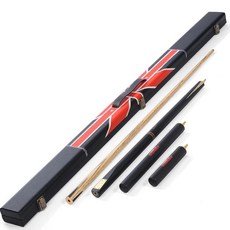 RILEY 臺球桿 小頭斯諾剋球桿 塞爾比簽名 桌球桿 雙加長9.5MM桿 撞球桿, 米字旗盒套裝, 1個