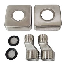 蝴蝶衛浴 調整彎頭牆壁水量開關, 1個, 【G排28】