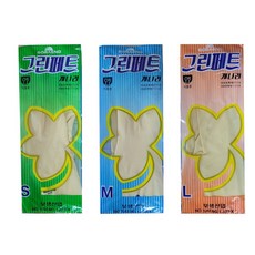 보생 그린페트 개나리 고무장갑 (대 중 소 선택), 10개, 중(M), 아이보리