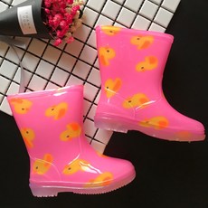百振江 兒童雨鞋 (粉色小鴨)