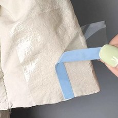 패딩 점퍼 목때방지 테이프 의류 오염방지 투명 패드 5M, 1개