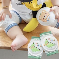 시월에인절 돌아기무릎보호대 유아무릎보호대 여름 망사 보호대, 2세트, 곰돌이+공룡