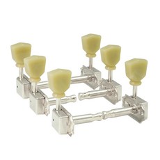 HOSCO X GOTOH 聯名特供板 SD90-SL SD90-05M 黃銅加長軸心 特別版 調音旋鈕, 1個, 銀色 SL 鈕頭