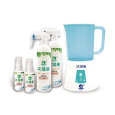 次綠康 次氯酸生成設備製造機900ml加贈350ml及60ml補充空瓶x2(HW-S1119), 1個