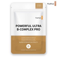 VitaVital 強效B群PRO 歐洲酵母鋅 黑瑪卡膠囊 30顆，經授權檢測認證，提升活力、增強體力，維持健康機能