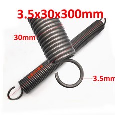 용수철 길이 장력 300MM 스프링 5MM 250 280 30MM 익스텐션 140 200 대형 아웃 100 1X 220 직경 160 120 와이어, 3.5mm, 3.5x30x120mm