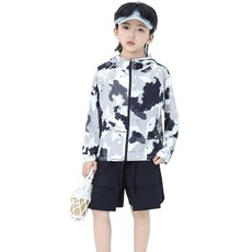 萱寶媽咪baby童裝館 現貨 韓版兒童夏季防曬外套 中大童防曬外套 女童防曬外套 男童防曬外套 薄款連帽外套 涼感外套 防曬女童外套 男童外套 中大童外套 童裝