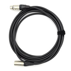 Pro Co 223B Neutrik XLR鍍銀接頭麥克風線 美國製造 音響設備專業線材, Black, 1個